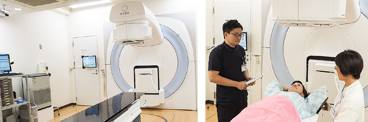 放射線科　放射線治療装置　杏雲堂病院